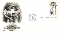 A tribute to Family Unity 1984 First Day Covers First Day Cover First Day Cover First Day Cover