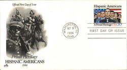 Proud Heritage Hispanic Americans 1984 First Day Cover