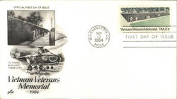 Vietnam Veterans Memorial, 1984 - "To Those Who Lost Their Lives" First Day Cover