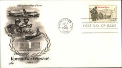 Honoring Korean War Veterans 1985 First Day Cover