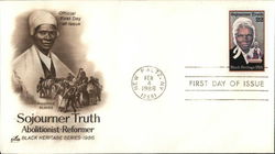 Sojourner Truth - Abolitionist - Reformer Black Heritage Series - 1986 First Day Covers First Day Cover First Day Cover First Day Cover