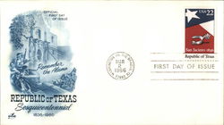 Republic of Texas Sesquicentennial First Day Covers First Day Cover First Day Cover First Day Cover