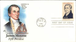 James Monroe First Day Covers First Day Cover First Day Cover First Day Cover