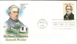 Millard Fillmore First Day Covers First Day Cover First Day Cover First Day Cover