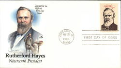 Rutherford Hayes Nineteenth President First Day Covers First Day Cover First Day Cover First Day Cover