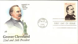 Grover Cleveland 22nd and 24th President First Day Covers First Day Cover First Day Cover First Day Cover