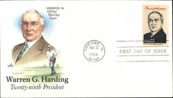 Warren G. Harding First Day Covers First Day Cover First Day Cover First Day Cover