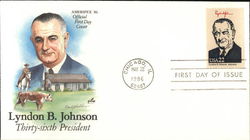 Lyndon B. Johnson First Day Covers First Day Cover First Day Cover First Day Cover