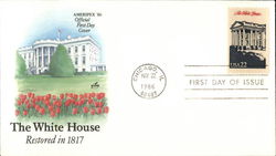 The White House Restored in 1817 First Day Covers First Day Cover First Day Cover First Day Cover