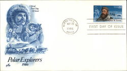 Polar Explorers 1986 First Day Covers First Day Cover First Day Cover First Day Cover