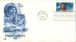 Polar Explorers 1986 First Day Covers First Day Cover First Day Cover First Day Cover