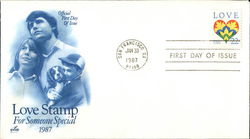 Love Stamp For Someone Special 1987 First Day Covers First Day Cover First Day Cover First Day Cover