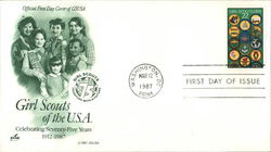 Girl Scouts of the U.S.A. First Day Covers First Day Cover First Day Cover First Day Cover