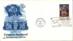 Bicentennial Delaware Statehood First Day Covers First Day Cover First Day Cover First Day Cover