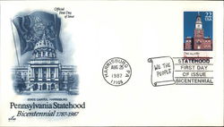 Pennsylvania Statehood Bicentennial First Day Covers First Day Cover First Day Cover First Day Cover