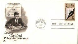 Saluting Certified Public Accountants 1987 First Day Covers First Day Cover First Day Cover First Day Cover