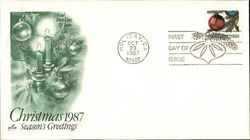 Christmas 1987 - Season's Greetings First Day Covers First Day Cover First Day Cover First Day Cover