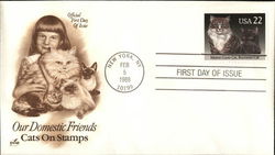 Our Domestic Friends - Cats on Stamps First Day Covers First Day Cover First Day Cover First Day Cover