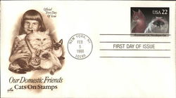 Our Domestic Friends - Cats on Stamps First Day Covers First Day Cover First Day Cover First Day Cover