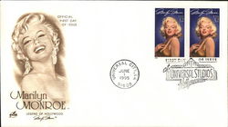 Marilyn Monroe Legend of Hollywood 1995 First Day Covers First Day Cover First Day Cover First Day Cover