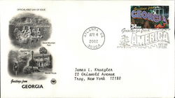 Greetings from America - Georgia First Day Covers First Day Cover First Day Cover First Day Cover