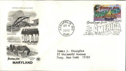 Greetings from America - Maryland First Day Cover