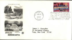 Greetings from Minnesota First Day Cover