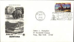 Greetings From Montana First Day Cover