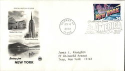 Greetings from New York First Day Covers First Day Cover First Day Cover First Day Cover