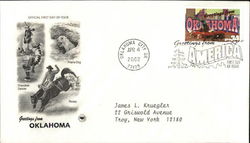 Greetings from Oklahoma First Day Covers First Day Cover First Day Cover First Day Cover