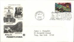 Greetings from America - Pennsylvania First Day Covers First Day Cover First Day Cover First Day Cover