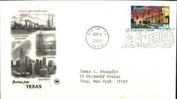 Greetings from America - Texas First Day Covers First Day Cover First Day Cover First Day Cover