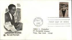 Honoring Langston Hughes First Day Cover