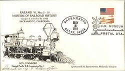 Railfair '81, May 2-10 Museum of Railroad History Sacramento, California First Day Covers First Day Cover First Day Cover First Day Cover