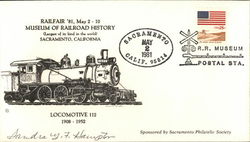 Railfair 1981, May 2-10, Museum of Railroad History, Sacramento, California First Day Covers First Day Cover First Day Cover First Day Cover