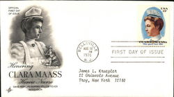 Honoring Clara Maass, Heroic Nurse First Day Covers First Day Cover First Day Cover First Day Cover