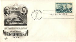 United States World's Fair Postage Stamp 1964 First Day Covers First Day Cover First Day Cover First Day Cover