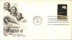 Saluting Apollo 8 U.S. First Manned Lunar Orbital Flight First Day Covers First Day Cover First Day Cover First Day Cover