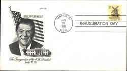 Ronald Wilson Regan The Inauguration of the 40th President January 20, 1981 First Day Covers First Day Cover First Day Cover First Day Cover