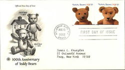 100th Anniversary of Teddy Bears First Day Covers First Day Cover First Day Cover First Day Cover