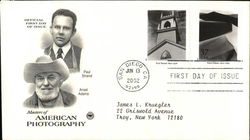 Masters of American Photography First Day Covers First Day Cover First Day Cover First Day Cover