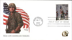 Real-Life American Heroes - Soldier 9/11 Heroes First Day Cover