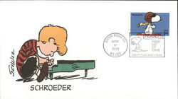 Peanuts: Schroeder First Day Covers First Day Cover First Day Cover First Day Cover