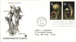 Carnivorous Plants - Cobra Lily - English Sundew First Day Covers First Day Cover First Day Cover First Day Cover