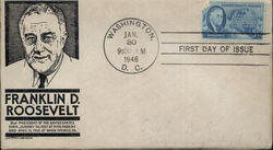 Franklin D. Roosevelt, 31st President of the United States First Day Cover