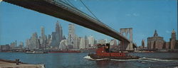 Brooklyn Bridge New York, NY Postcard Large Format Postcard Large Format Postcard