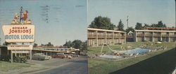 Howard Johnson's Motor Lodge Large Format Postcard