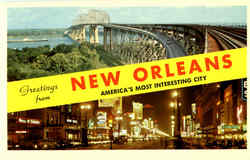 Greetings From New Orleans Postcard