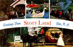 Greetings From Story Land Postcard