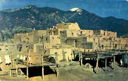 South Pueblo Taos Postcard